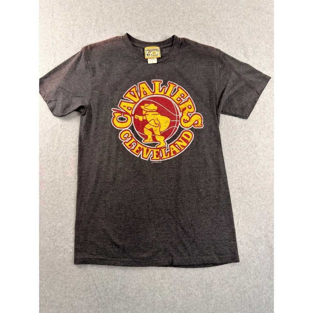 NBA Hardwood Classics Cleveland Cavaliers T-Shirt Mens Small Charcoal Grey VF